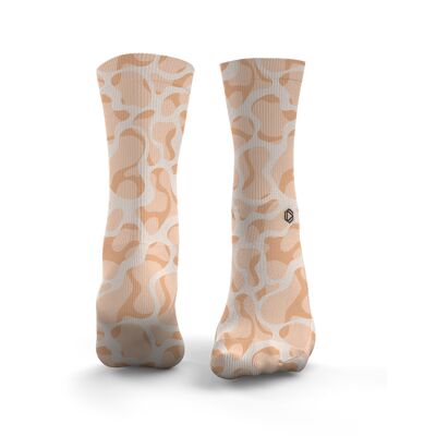 Calcetines junto a la piscina - Mujer Pastel Orange