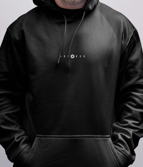 Minimal Logo Hoodie - Small (36") - Black