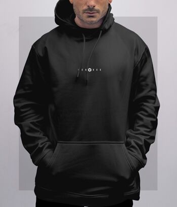 Sweat à capuche Logo Minimal - XL (48") - Noir 2