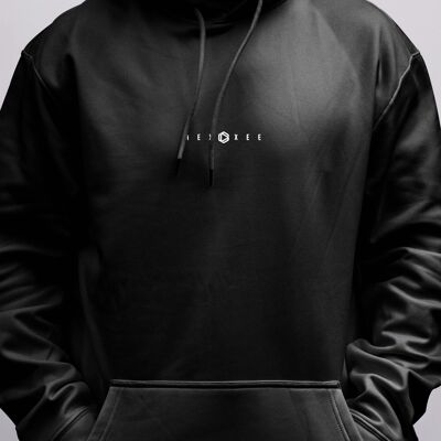 Minimal Logo Hoodie - 2XL (52") - Schwarz