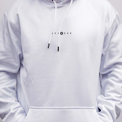 Sudadera Minimal Logo - 3XL (54 ") - Blanco