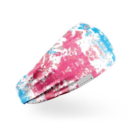 Red & Blue Tie Dye Headband