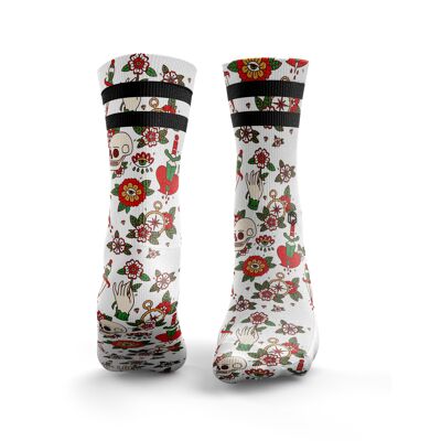 Tattoo Socken - Mens Bleeding Hearts