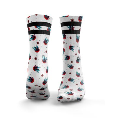 Tattoo Socks - Mens Swallows