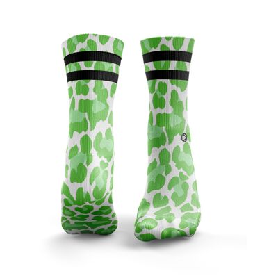 Leopard Print 2Stripe - Femme Vert