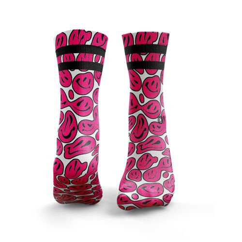 Smiley-2-0 2Stripe - Womens Pink & Black