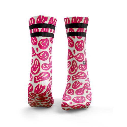 Smiley-2-0 2Stripe - Mens Pink & Cream