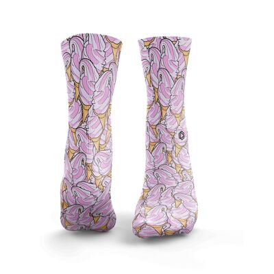 Mr Whippy Socks - Womens Pink