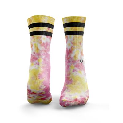 Tie Dye 2Stripe - Rosa Limonade für Damen