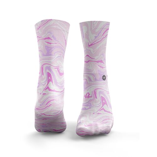 Marble 2.0 Socks - Womens Baby Pink