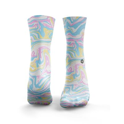 Chaussettes Marble 2.0 - Barbe à Papa pour Femme