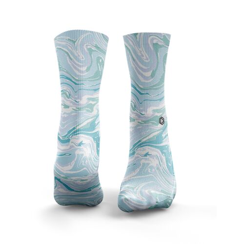 Marble 2.0 Socks - Womens Blue Lagoon