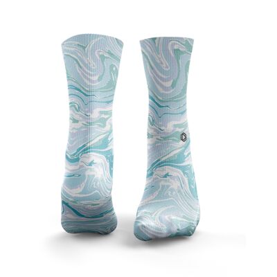 Calcetines Marble 2.0 - Blue Lagoon Mujer