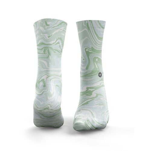 Marble 2.0 Socks - Womens Mediterranean Green