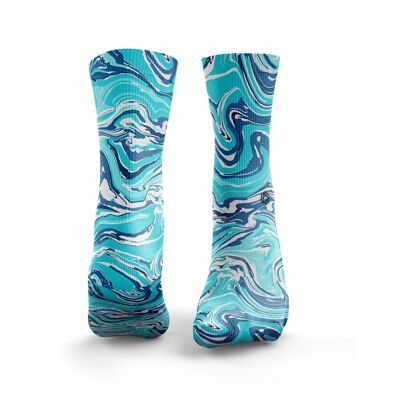 Marble 2.0 Socks - Mens Ocean Breeze