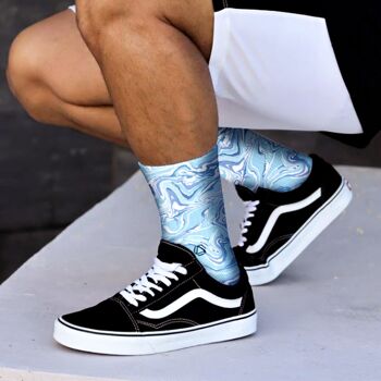 Chaussettes Marble 2.0 - Homme Ocean Breeze 2