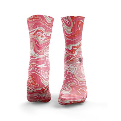 Calcetines Marble 2.0 - Hombre Red Lava