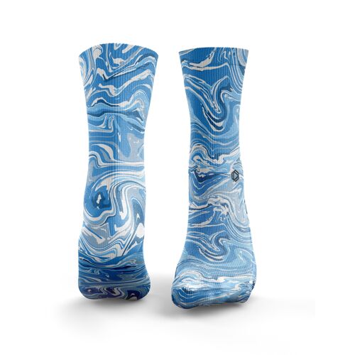 Marble 2.0 Socks - Mens Deep Blue