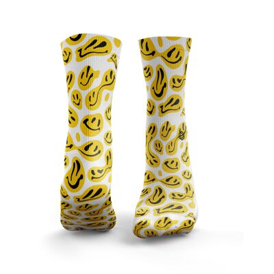 Calzini Smiley 2.0 - Uomo Giallo e Nero