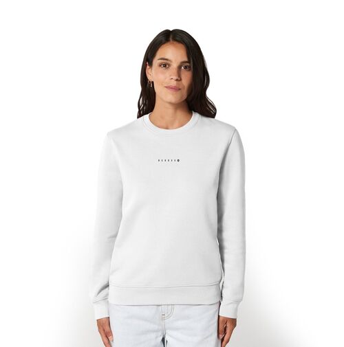 Minimal' HEXXEE Organic Cotton Sweater - White - XS (36")