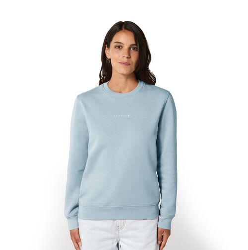 Minimal' HEXXEE Organic Cotton Sweater - Sky Blue - S (36")