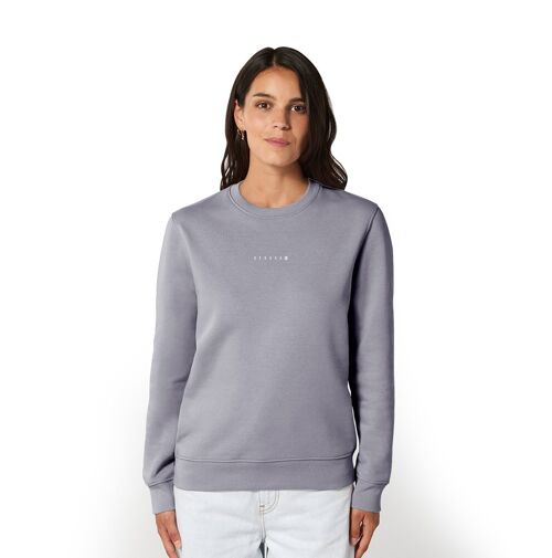 Minimal' HEXXEE Organic Cotton Sweater - Lava Grey - XXS (34")