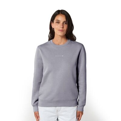 Minimal' HEXXEE Organic Cotton Sweater - Lava Grey - XXS (34")