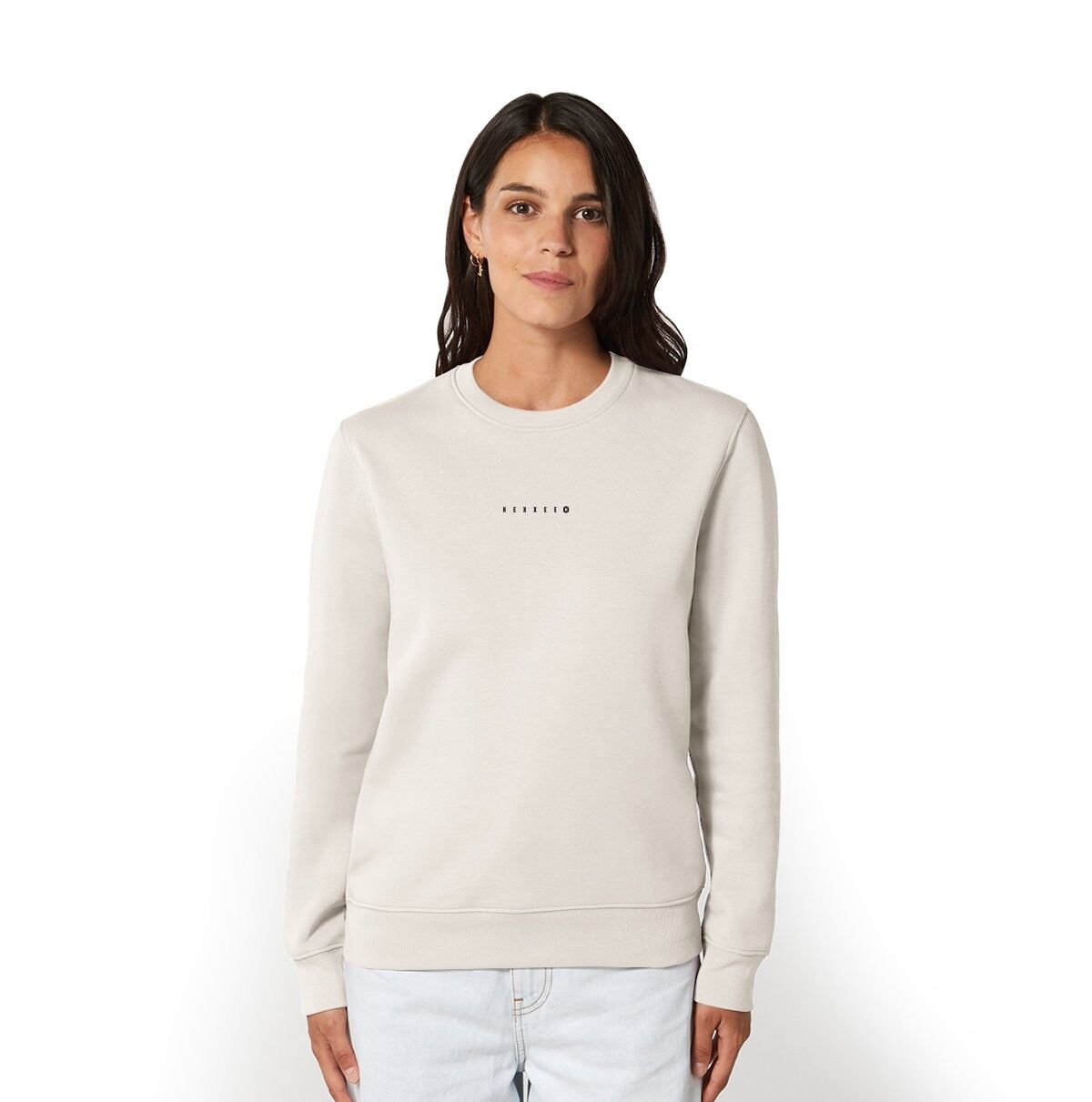 Maglione Minimal' HEXXEE in cotone organico - Natural Raw - XXS (34")