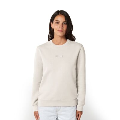 Minimal' HEXXEE Organic Cotton Sweater - Natural Raw - XS (36")