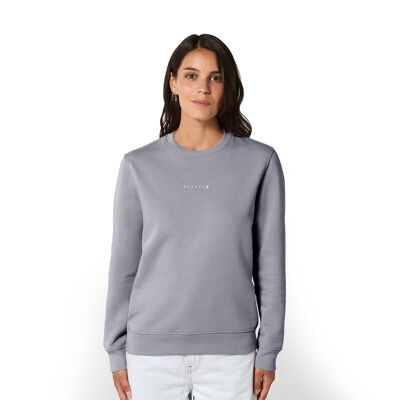 Minimal' HEXXEE Organic Cotton Sweater - Lava Grey - S (36")