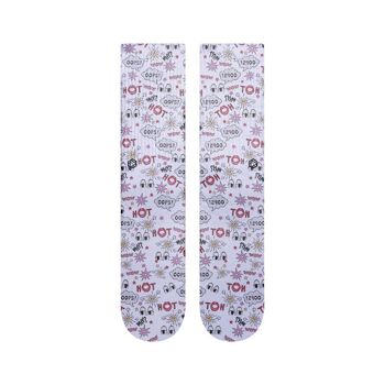 Chaussettes Comic Eyes - Homme Rouge 2