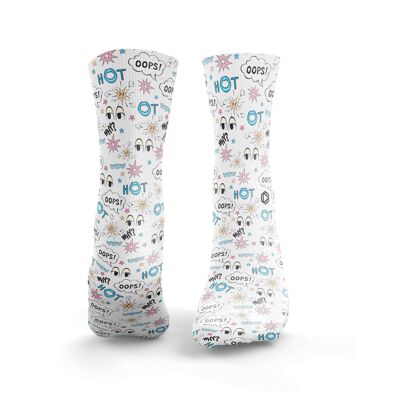 Comic Eyes Socken - Herren Blau