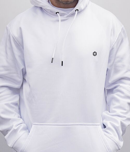 Logo Hoodie - Small (36") - White