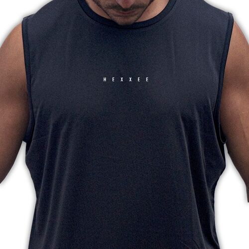 Minimal Muscle Tee - Medium (40") - Black