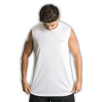 T-shirt Subtle Muscle HEXXEE - 2TG (52") - Blanc 1