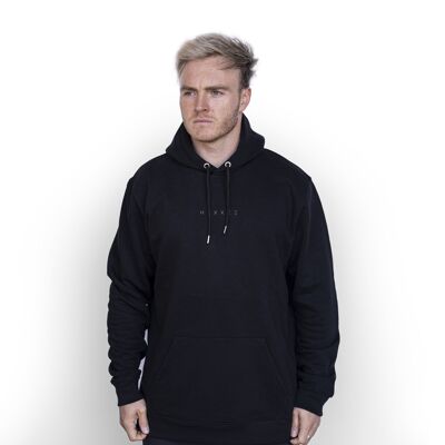 Sudadera con capucha de algodón orgánico Broken 'HEXXEE - XXS (32 ") - Negro