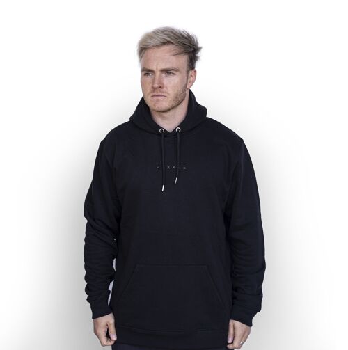 Broken' HEXXEE Organic Cotton Hoodie - XS (34") - Black