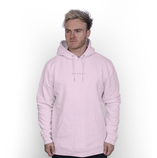 Broken' HEXXEE Organic Cotton Hoodie - XS (34") - Light Pink