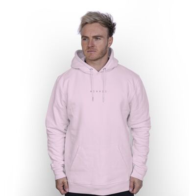 Sudadera con capucha de algodón orgánico Broken 'HEXXEE - Pequeño (36 ") - Rosa claro