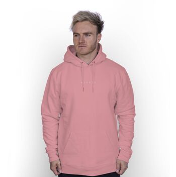 Sweat à Capuche En Coton Biologique Broken' HEXXEE - Moyen (40") - Rose Canyon 1