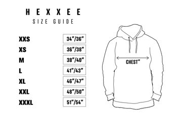 Sweat à capuche Logo' HEXXEE en coton biologique - XXS (32") - Blanc 3