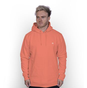 Sweat à capuche Logo' HEXXEE en coton biologique - XXS (32") - Orange 1