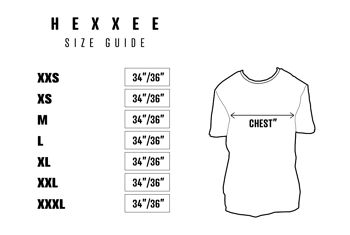 T-shirt en coton biologique Broken' HEXXEE - XXS (32") - Noir 3