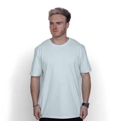 T-shirt en coton biologique Broken' HEXXEE - XXS (32") - Bleu clair