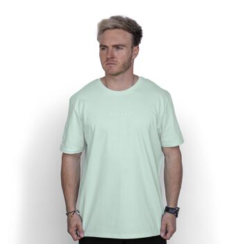 T-shirt en coton biologique Broken' HEXXEE - XXS (32") - Vert menthe 1
