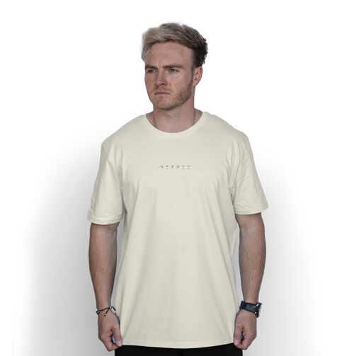 Broken' HEXXEE Organic Cotton Tee - Medium (40") - Cream