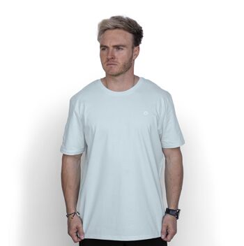 T-shirt Logo' HEXXEE en coton biologique - XXS (32") - Bleu clair 1