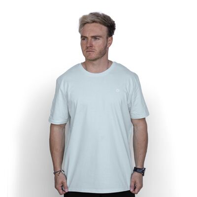 Logo' HEXXEE Organic Cotton Tee - XS (34") - Light Blue