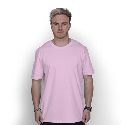 Logo' HEXXEE T-shirt in cotone organico - Large (44") - Rosa