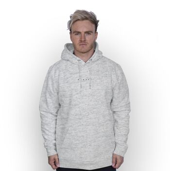 Sweat à Capuche Mini' HEXXEE Coton Bio - XXS (32") - Gris Chiné 1